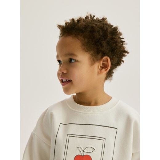 Reserved - Bawełniana bluza Miffy - złamana biel Reserved 92 (1 Reserved