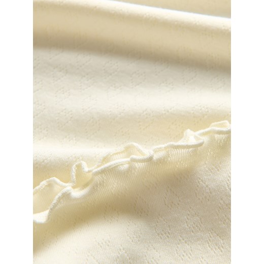 Biała bluzka dziewczęca Reserved dzianinowa