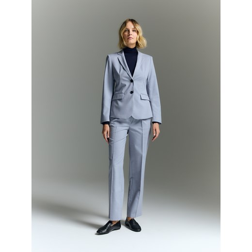 Reserved - Marynarka z domieszką wełny - jasnoszary Reserved XS Reserved