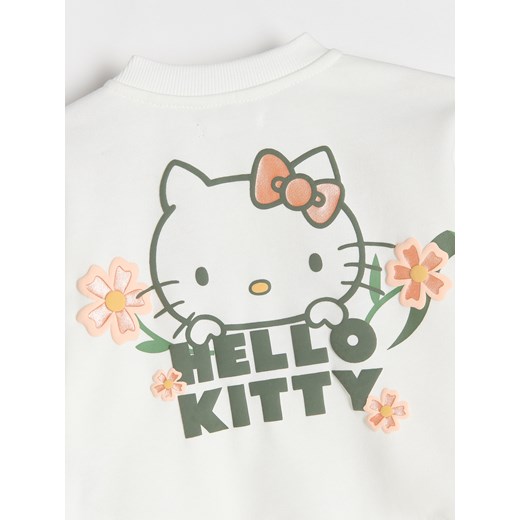 Reserved - Bluza bomberka Hello Kitty - złamana biel Reserved 110 (4-5 lat) Reserved