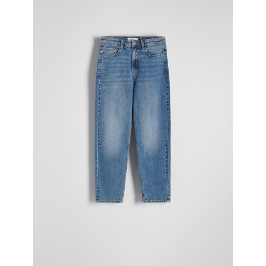 Reserved - Jeansy mom fit - niebieski ze sklepu Reserved w kategorii Jeansy damskie - zdjęcie 178286010