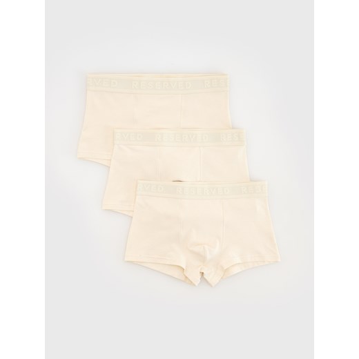 Reserved - 3 pack bokserek Classic - złamana biel Reserved L Reserved
