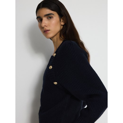 Sweter damski Reserved z okrągłym dekoltem casual 