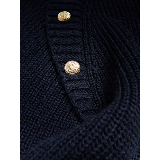 Sweter damski czarny Reserved z okrągłym dekoltem 