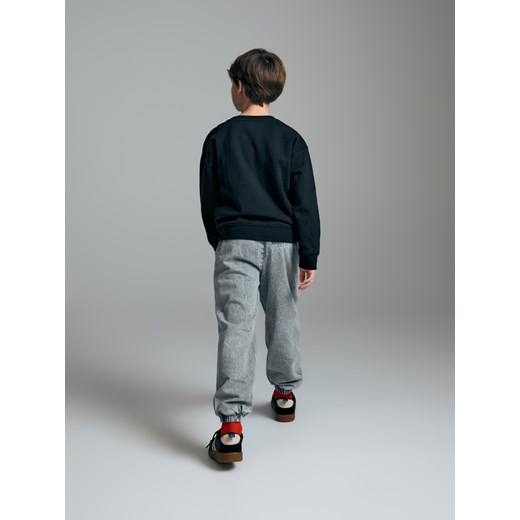 Reserved - Bawełniane spodnie parachute - jasnoszary Reserved 134 (8 lat) Reserved