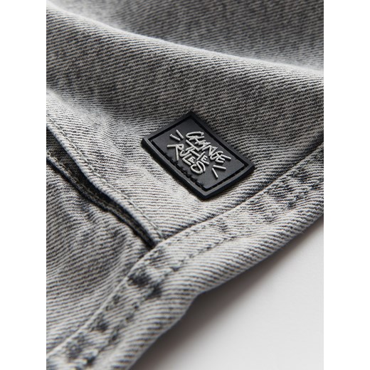 Reserved - Bawełniane spodnie parachute - jasnoszary Reserved 134 (8 lat) Reserved