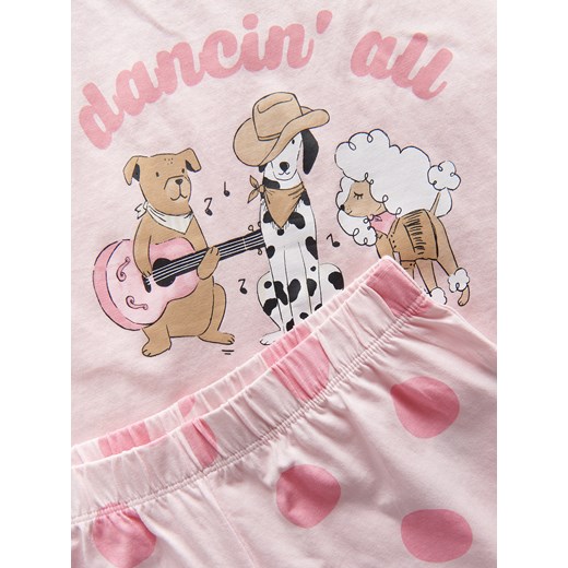 Reserved - Dwuczęściowa piżama - pastelowy róż Reserved 5-2 lata) Reserved