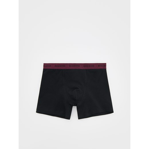 Reserved - 5 pack bokserek Long - czarny Reserved XXL Reserved