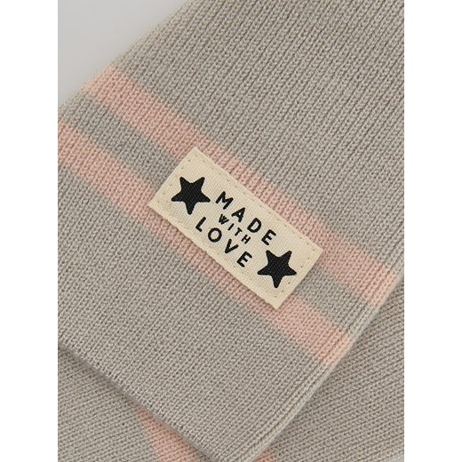 Reserved - Komin z naszywką - jasnoszary Reserved ONE SIZE Reserved