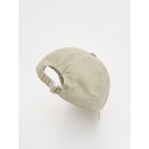 Reserved - Bawełniana czapka z daszkiem - oliwkowy Reserved 6-12 miesięcy Reserved