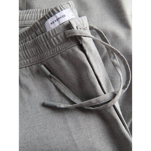 Reserved - Spodnie carrot fit - jasnoszary Reserved XXL Reserved
