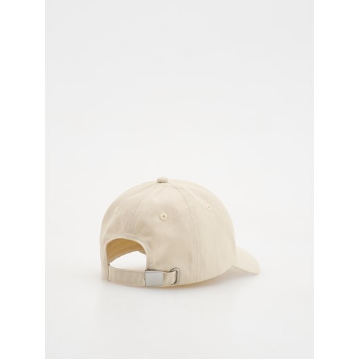 Reserved - Bawełniana czapka z daszkiem i haftem - złamana biel Reserved 9-13 lat Reserved