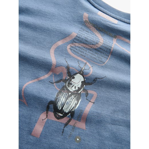 Reserved - Longsleeve z nadrukiem - granatowy Reserved 170 (13-14 lat) Reserved