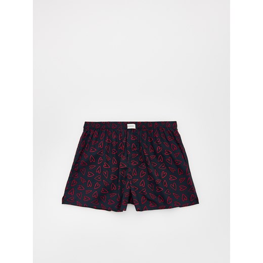 Reserved - 3 pack bokserek Loose - czerwony Reserved L Reserved