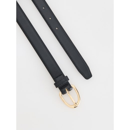 Reserved - Pasek z klamrą - czarny Reserved L Reserved