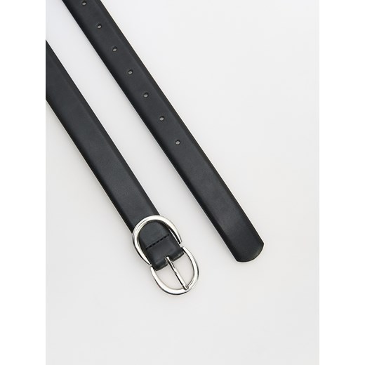 Reserved - Pasek z klamrą - czarny Reserved XS Reserved