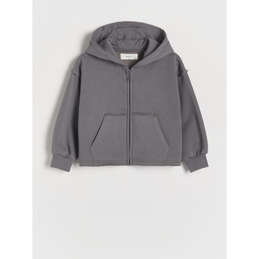 Reserved - Bluza z kapturem - jasnoszary ze sklepu Reserved w kategorii Bluzy dziewczęce - zdjęcie 178291100