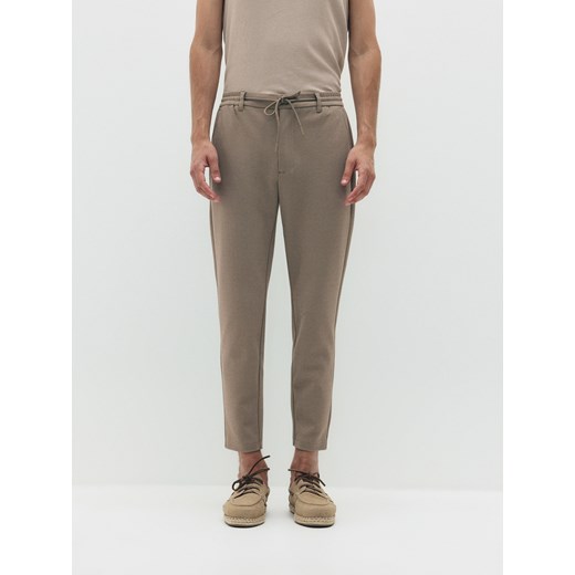 Reserved - Spodnie chino slim fit - jasnozielony ze sklepu Reserved w kategorii Spodnie męskie - zdjęcie 178291151