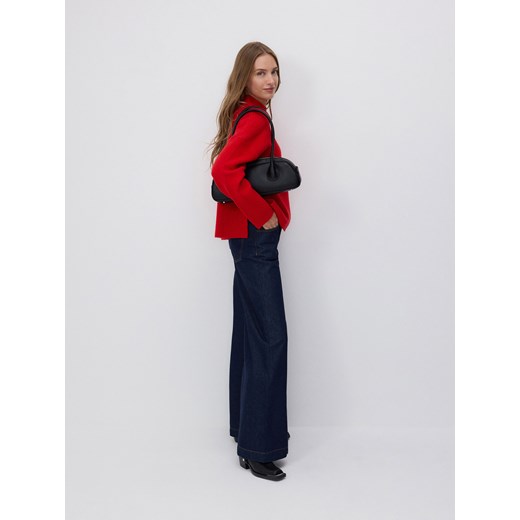 Reserved - Sweter z golfem - czerwony ze sklepu Reserved w kategorii Swetry damskie - zdjęcie 178291574