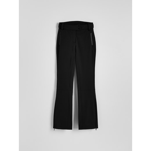 Reserved - Spodnie water-repellent z ociepleniem - czarny ze sklepu Reserved w kategorii Spodnie damskie - zdjęcie 178291840