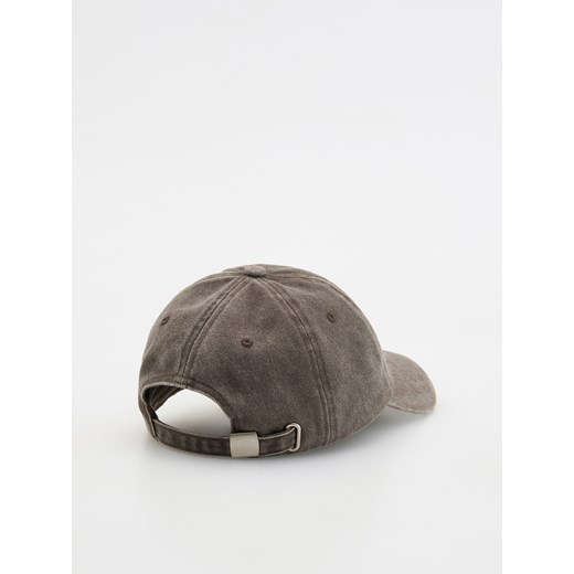 Reserved - Czapka z daszkiem - ciemnobrązowy Reserved ONE SIZE Reserved