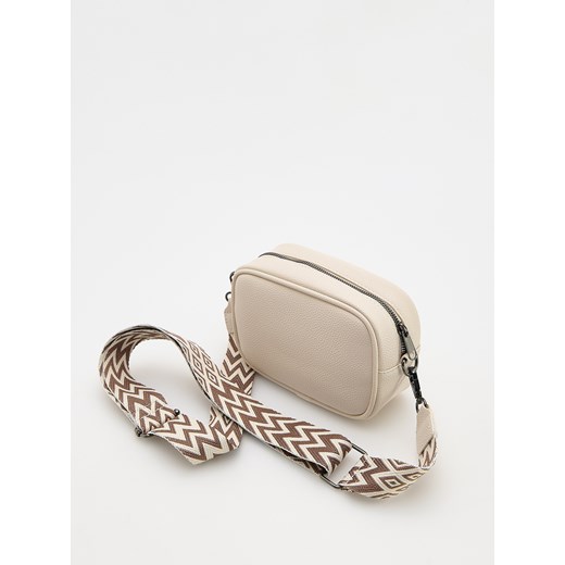 Reserved - Mała torebka z imitacji skóry - złamana biel Reserved ONE SIZE Reserved