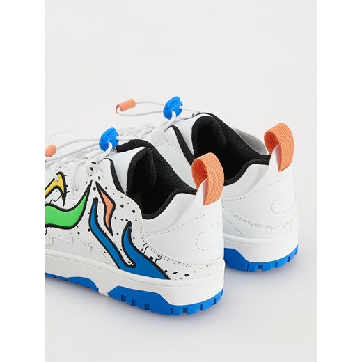 Reserved - Kolorowe sneakersy na grubej podeszwie - wielobarwny Reserved 28 Reserved