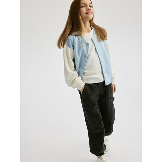 Reserved - Jeansy parachute - czarny Reserved 134 (8 lat) Reserved