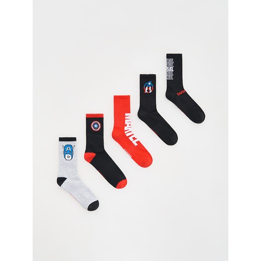 Reserved - Skarpetki Marvel 5 pack - czarny Reserved 37/39 Reserved