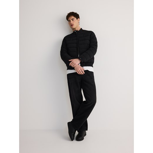 Reserved - Pikowana kurtka ze stójką - czarny Reserved M Reserved