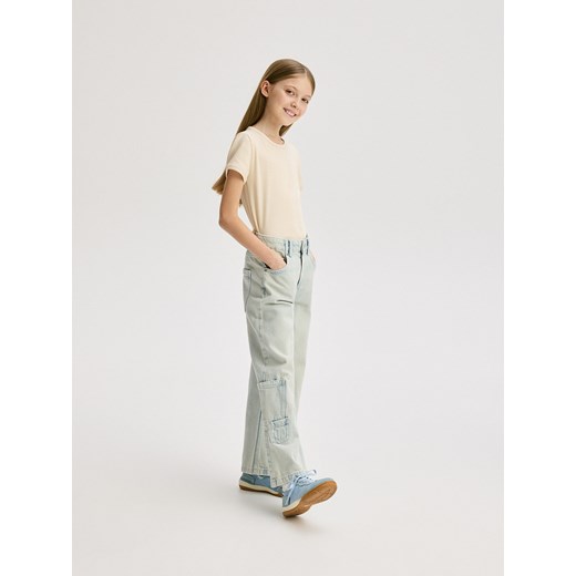 Spodnie dziewczęce Reserved na wiosnę 