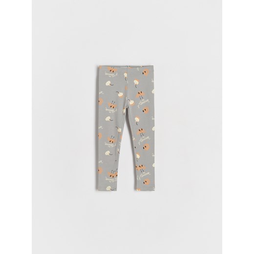 Reserved - Bawełniane legginsy 2 pack - wielobarwny Reserved 92 (1 Reserved
