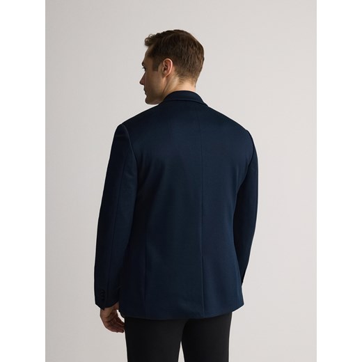 Reserved - Marynarka slim fit - granatowy Reserved M Reserved