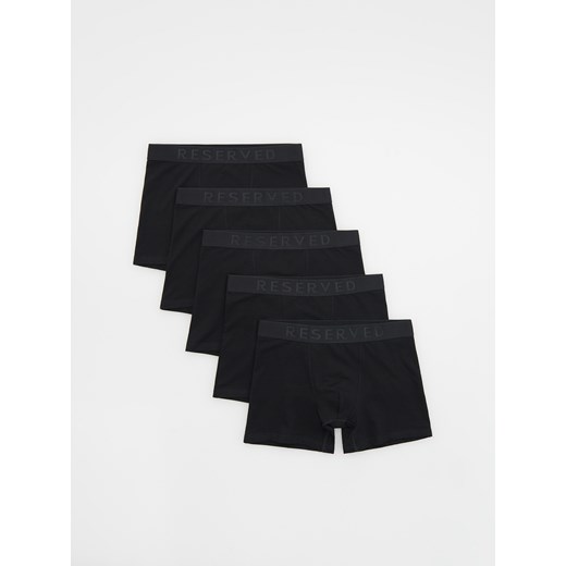 Reserved - 5 pack bokserek Long - czarny ze sklepu Reserved w kategorii Majtki męskie - zdjęcie 178295644