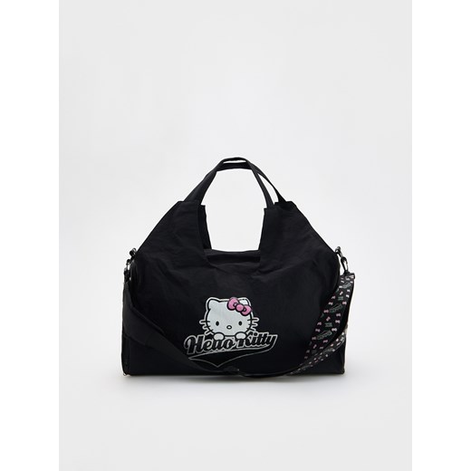 Reserved - Sportowa torba Hello Kitty - czarny ze sklepu Reserved w kategorii Torby i walizki dziecięce - zdjęcie 178296253
