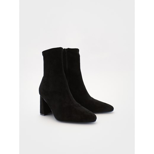 Reserved - Botki na obcasie - czarny ze sklepu Reserved w kategorii Botki - zdjęcie 178296284