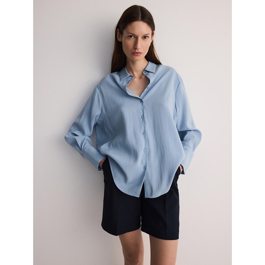 Reserved - Koszula z modalem - jasnoniebieski Reserved M Reserved