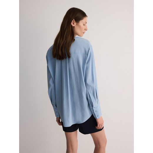 Reserved - Koszula z modalem - jasnoniebieski Reserved XL Reserved