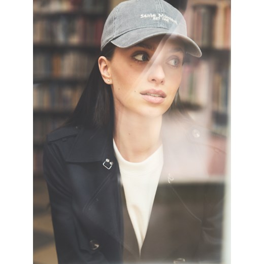 Reserved - Bluza z haftem - złamana biel Reserved M Reserved