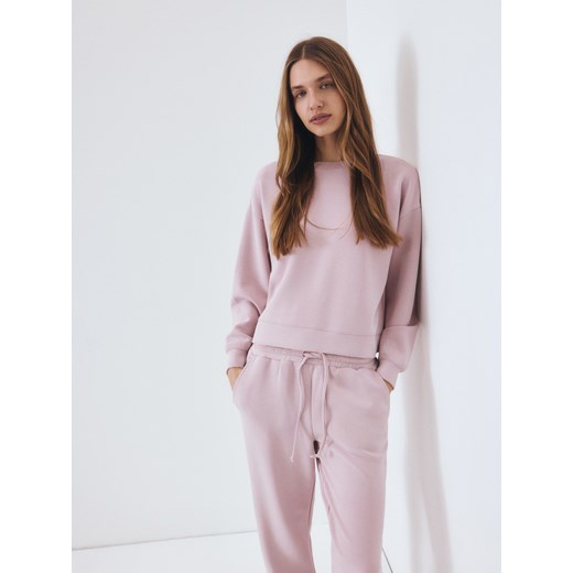 Różowa bluza damska Reserved casualowa jesienna 