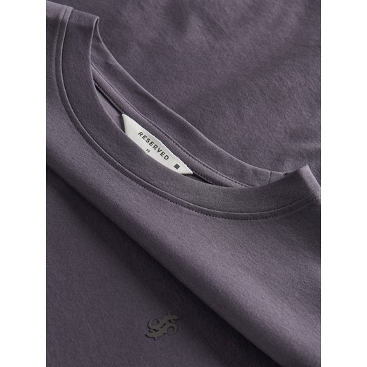 T-shirt męski szary Reserved 