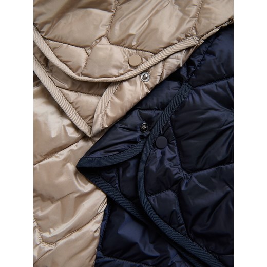Reserved - Pikowana kurtka z puchem - beżowy Reserved L Reserved