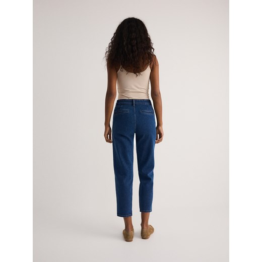 Reserved jeansy damskie z elastanu 