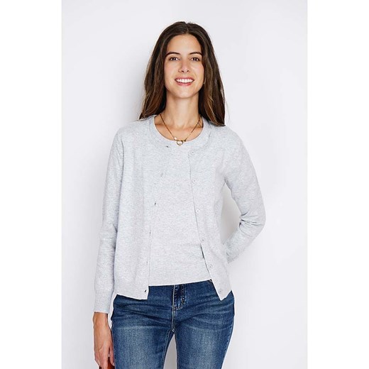 William de Faye 2-częściowy zestaw w kolorze jasnoszarym ze sklepu Limango Polska w kategorii Swetry damskie - zdjęcie 178302974
