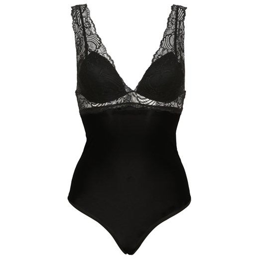 YAS YASPERLA Body black zalando czarny abstrakcyjne wzory