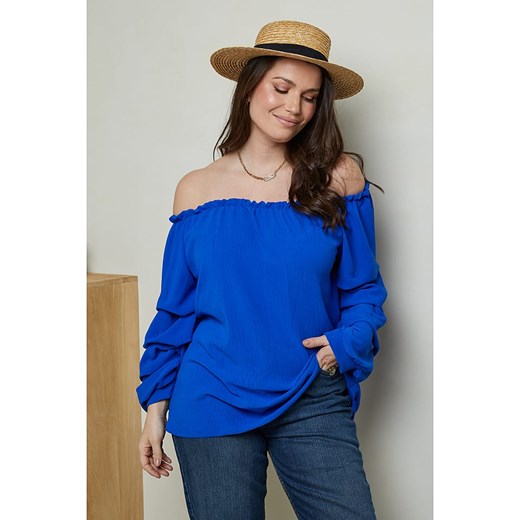 Curvy Lady Bluzka w kolorze niebieskim Curvy Lady 40/42 wyprzedaż Limango Polska