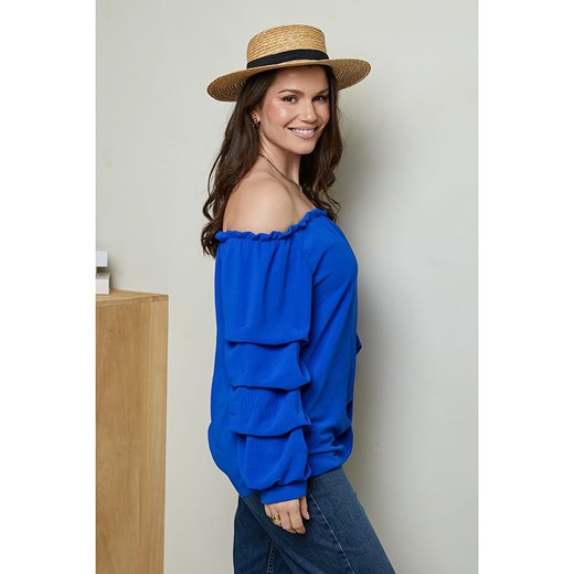 Curvy Lady Bluzka w kolorze niebieskim Curvy Lady 40/42 Limango Polska okazja