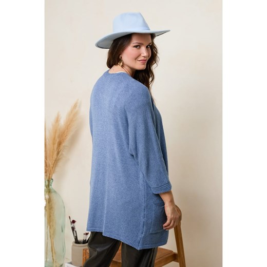 Curvy Lady Kardigan w kolorze niebieskim Curvy Lady 48/50 Limango Polska wyprzedaż