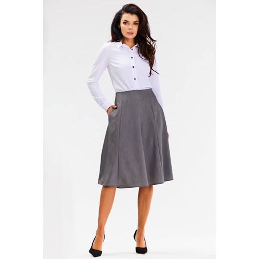 Awama Spódnica w kolorze szarym M wyprzedaż Limango Polska