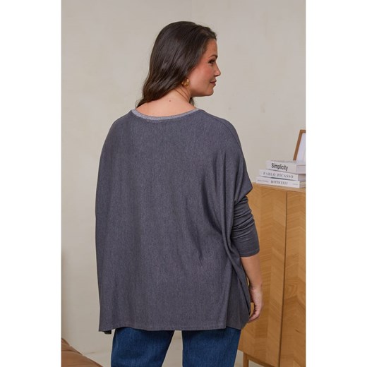 Curvy Lady Sweter w kolorze antracytowym Curvy Lady 44/46 Limango Polska promocyjna cena